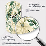 Subdued Oasis Boho Pattern - Asymmetric Metal Wall Clock