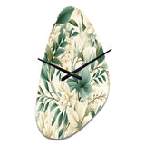 Subdued Oasis Boho Pattern - Asymmetric Metal Wall Clock