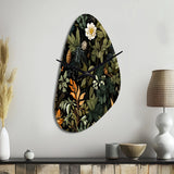 Rustic Wilderness Cottage Charm - Asymmetric Metal Wall Clock