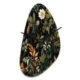 Rustic Wilderness Cottage Charm - Asymmetric Metal Wall Clock