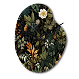 Rustic Wilderness Cottage Charm - Asymmetric Metal Wall Clock