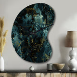 Cyber Camo Nexus - Asymmetric Metal Wall Clock