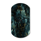Cyber Camo Nexus - Asymmetric Metal Wall Clock
