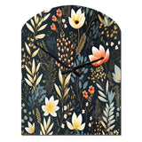 Nature's Exquisite Floral Collage - Asymmetric Metal Wall Clock