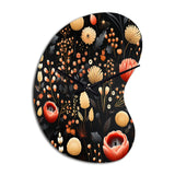 Bohemian Bliss Floral Pattern - Asymmetric Metal Wall Clock