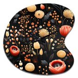 Bohemian Bliss Floral Pattern - Asymmetric Metal Wall Clock