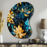 Natures Meditation - Asymmetric Metal Wall Clock