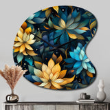Natures Meditation - Asymmetric Metal Wall Clock