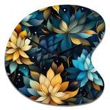 Natures Meditation - Asymmetric Metal Wall Clock