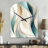 Subdued Elegance - Asymmetric Metal Wall Clock