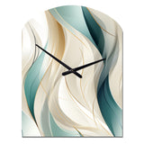 Subdued Elegance - Asymmetric Metal Wall Clock