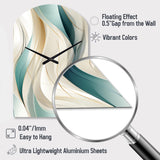 Subdued Elegance - Asymmetric Metal Wall Clock