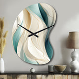 Subdued Elegance - Asymmetric Metal Wall Clock