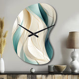 Subdued Elegance - Asymmetric Metal Wall Clock