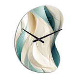 Subdued Elegance - Asymmetric Metal Wall Clock