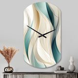 Subdued Elegance - Asymmetric Metal Wall Clock
