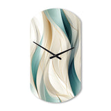 Subdued Elegance - Asymmetric Metal Wall Clock