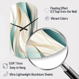 Subdued Elegance - Asymmetric Metal Wall Clock