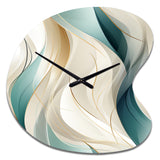 Subdued Elegance - Asymmetric Metal Wall Clock