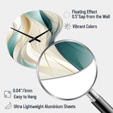 Subdued Elegance - Asymmetric Metal Wall Clock