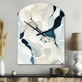Whispering Abstraction - Asymmetric Metal Wall Clock