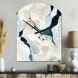 Whispering Abstraction - Asymmetric Metal Wall Clock