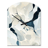 Whispering Abstraction - Asymmetric Metal Wall Clock
