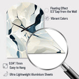 Whispering Abstraction - Asymmetric Metal Wall Clock