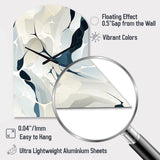 Whispering Abstraction - Asymmetric Metal Wall Clock