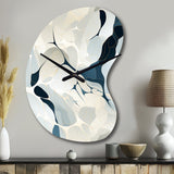 Whispering Abstraction - Asymmetric Metal Wall Clock