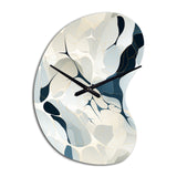 Whispering Abstraction - Asymmetric Metal Wall Clock