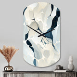Whispering Abstraction - Asymmetric Metal Wall Clock