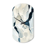Whispering Abstraction - Asymmetric Metal Wall Clock
