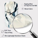 Whispering Abstraction - Asymmetric Metal Wall Clock