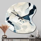 Whispering Abstraction - Asymmetric Metal Wall Clock