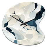 Whispering Abstraction - Asymmetric Metal Wall Clock
