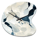 Whispering Abstraction - Asymmetric Metal Wall Clock