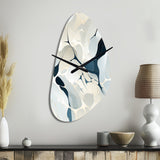 Whispering Abstraction - Asymmetric Metal Wall Clock