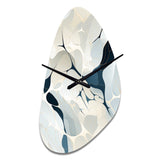 Whispering Abstraction - Asymmetric Metal Wall Clock