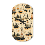 Pirate Treasure Hunt - Asymmetric Metal Wall Clock