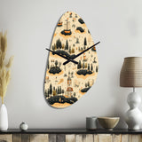 Pirate Treasure Hunt - Asymmetric Metal Wall Clock