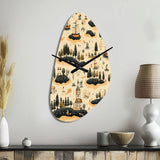 Pirate Treasure Hunt - Asymmetric Metal Wall Clock
