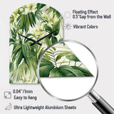 Vintage Jungle - Asymmetric Metal Wall Clock