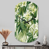 Vintage Jungle - Asymmetric Metal Wall Clock