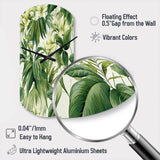 Vintage Jungle - Asymmetric Metal Wall Clock