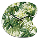 Vintage Jungle - Asymmetric Metal Wall Clock
