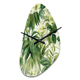 Vintage Jungle - Asymmetric Metal Wall Clock