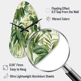 Vintage Jungle - Asymmetric Metal Wall Clock