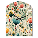 Gardens - Asymmetric Metal Wall Clock
