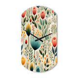 Gardens - Asymmetric Metal Wall Clock